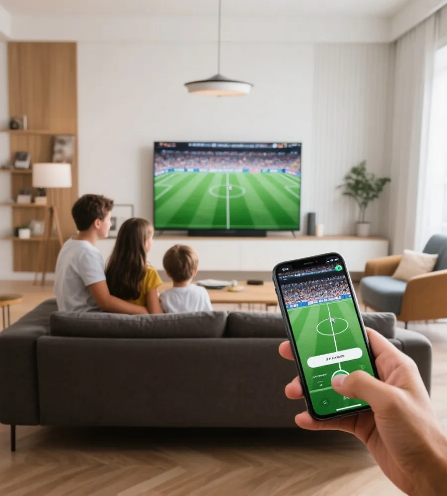 官方观赛APP多场景使用示意图